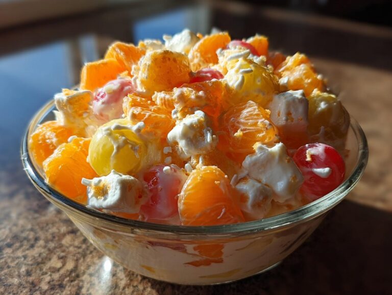 Lightened-Up Ambrosia Fruit Salad: 9-Ingredient