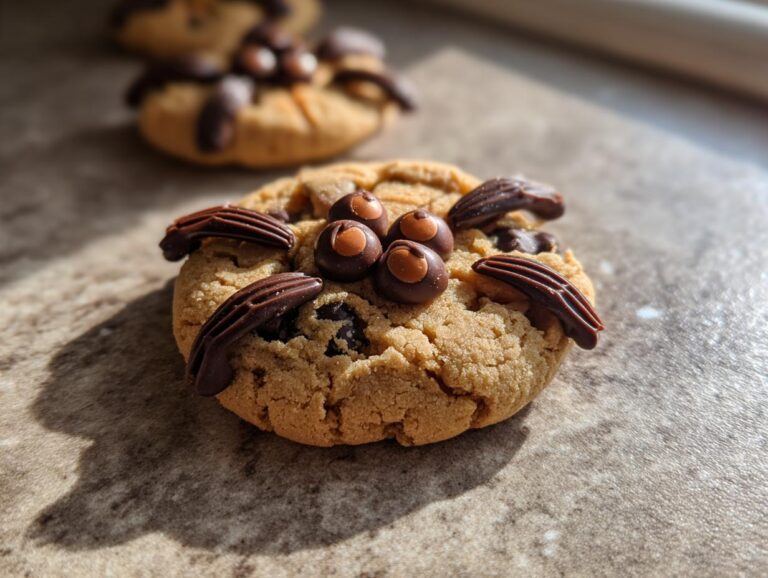 halloween spider cookies - Featured