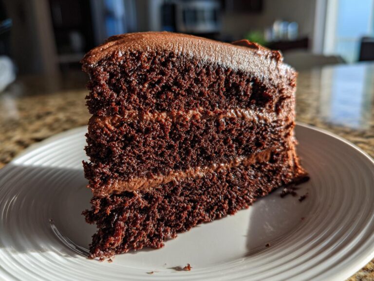 Decadent Chocolate Cake: 2 Tricks for Moistness