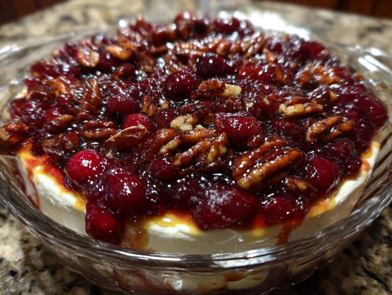 Amazing 14-Minute Cranberry baked Brie Bliss