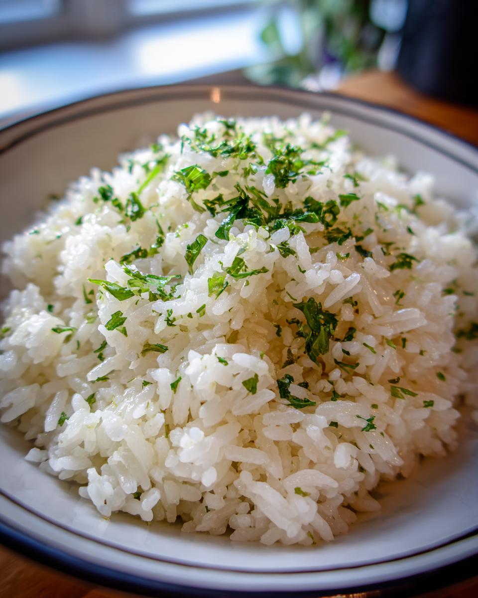 Amazing garlic butter rice in 30 minutes