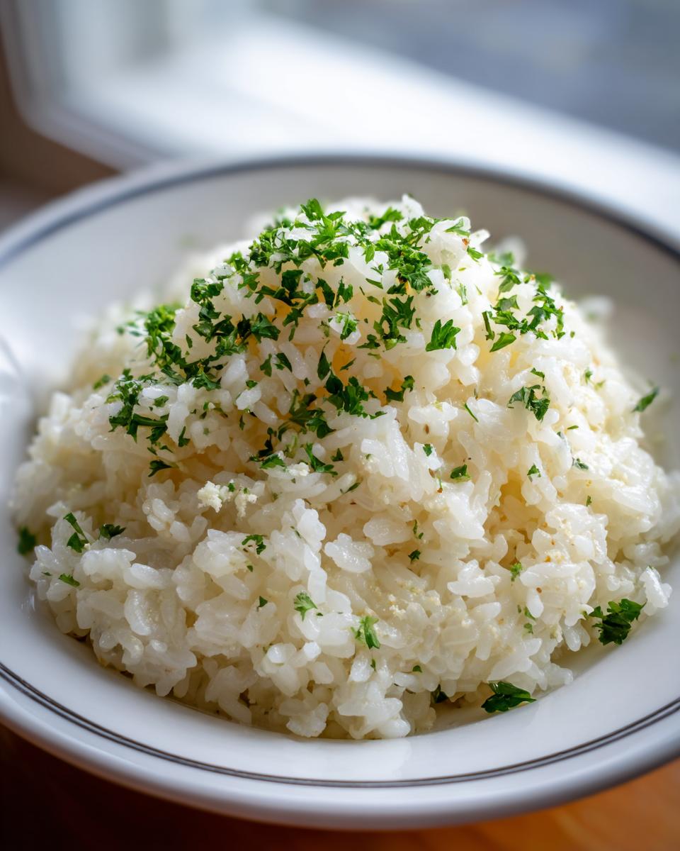 Amazing garlic butter rice in 30 minutes