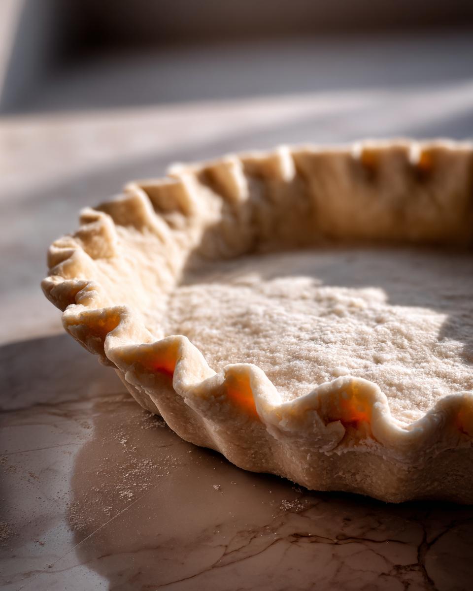 Amazing! 4-Ingredient butter pie crust