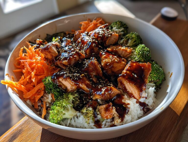 Amazing 25-Minute salmon rice bowl Joy