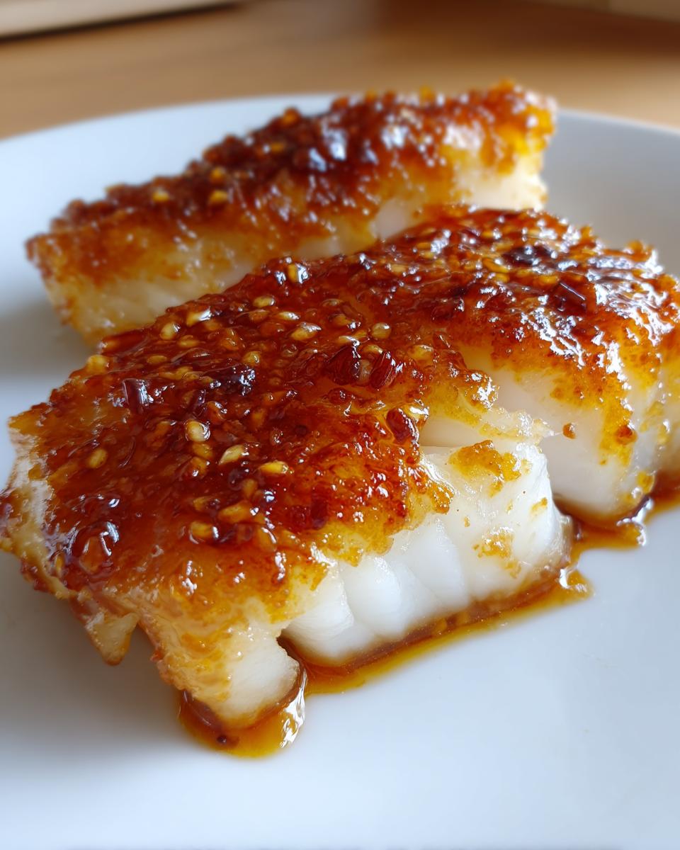 Amazing 4-Ingredient Honey Glazed Cod Fillets