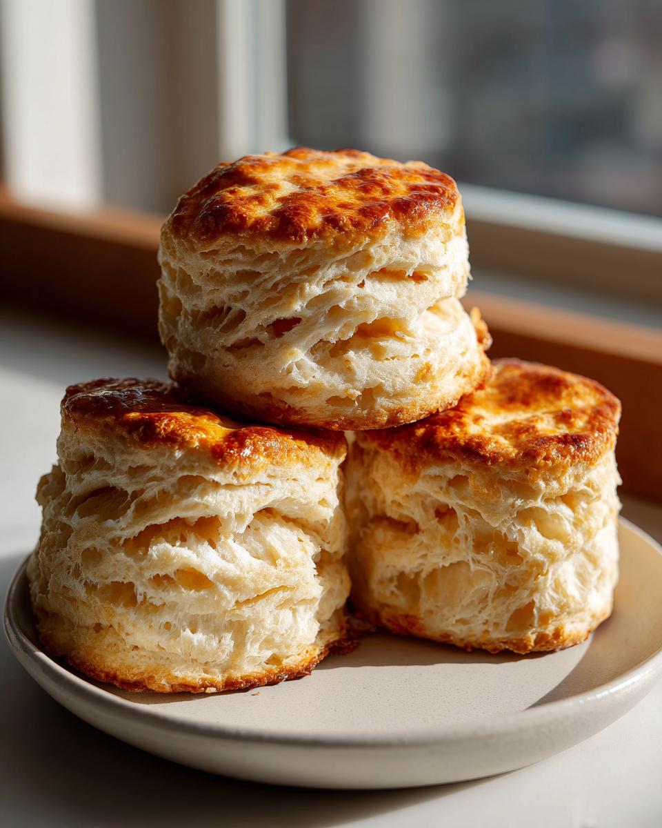 Amazing Flaky Buttermilk Biscuits: 3 Folds