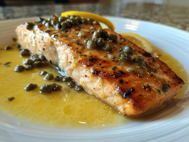 15-Minute Salmon piccata with lemon and capers Bliss